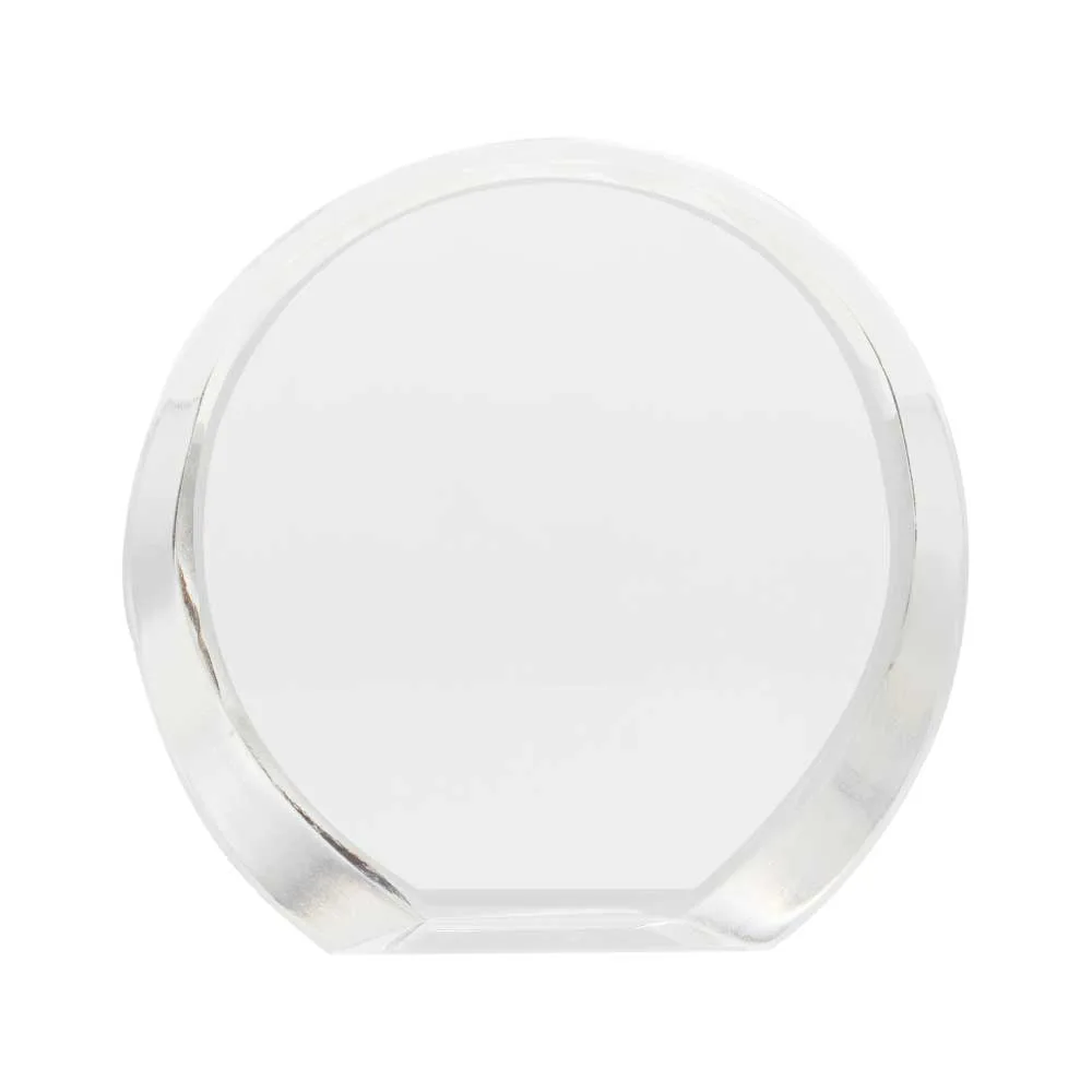 Inclined Round Crystal Award
