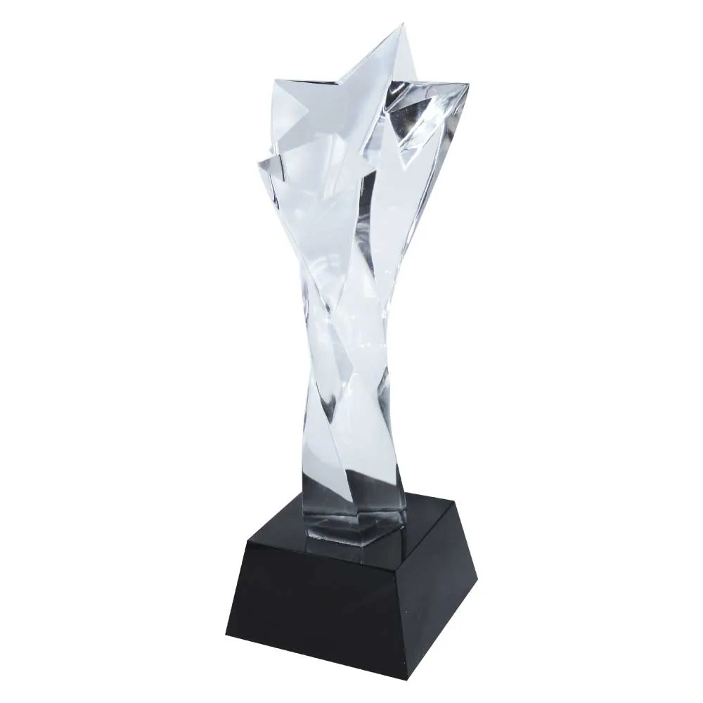 Twisted Crystal Star Trophy