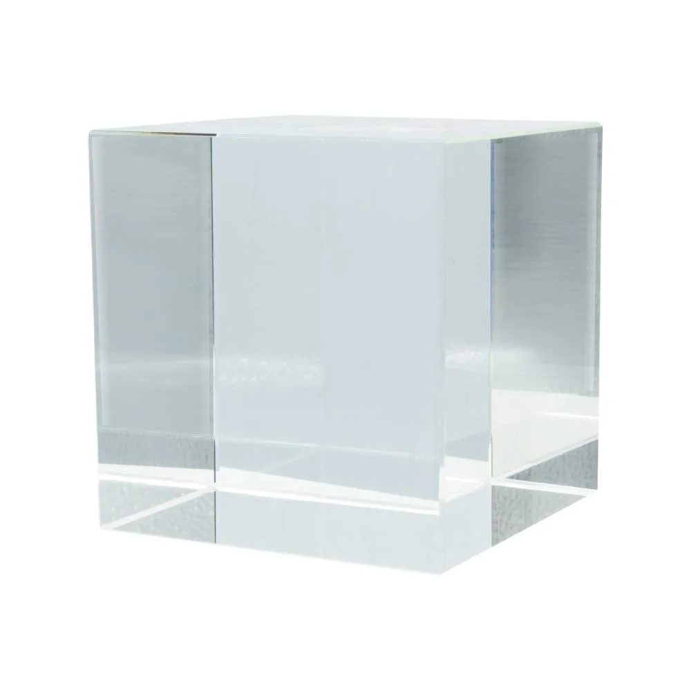 Clear Crystal Cube Award