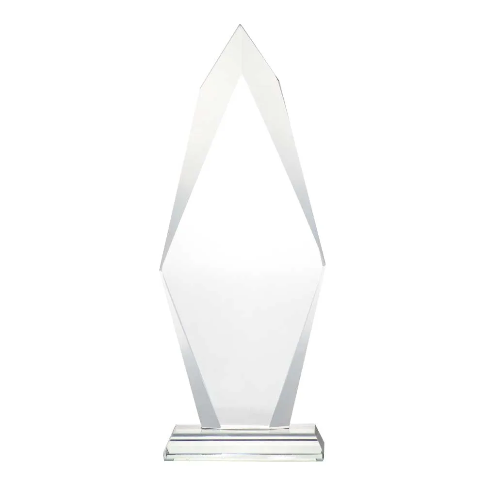 Faceted Flame Crystal Award