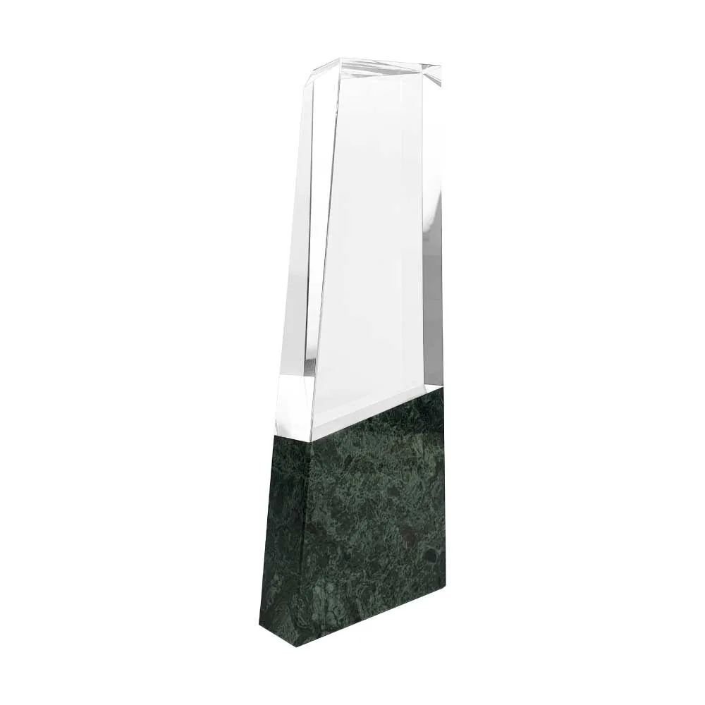 Tapered Crystal and Marble Award
