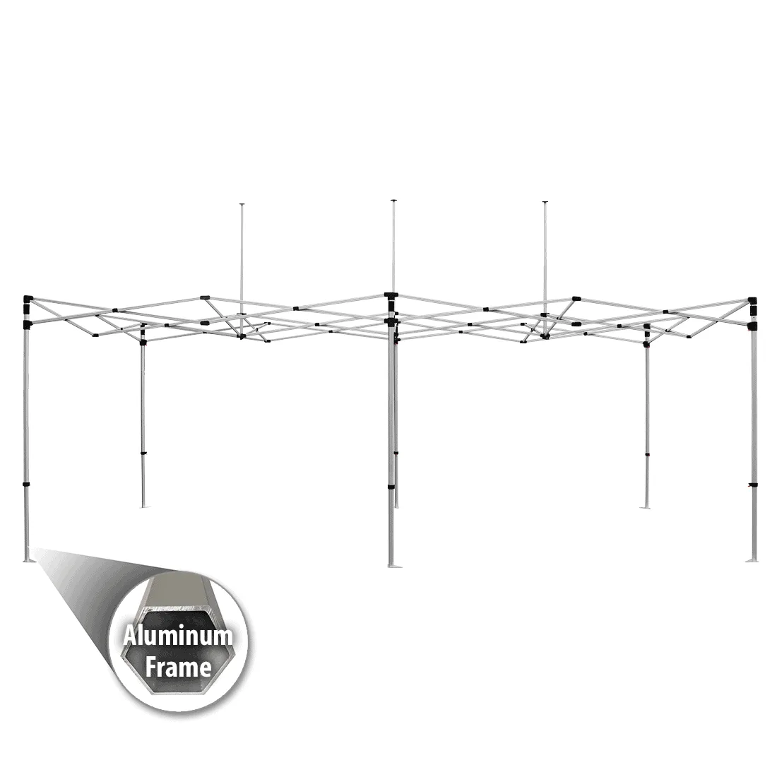 20 × 10 ft Aluminum Canopy Frame