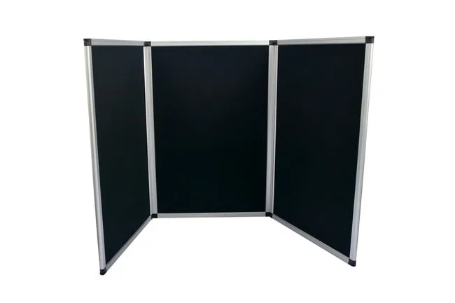 Three-Panel Folding Tabletop Display