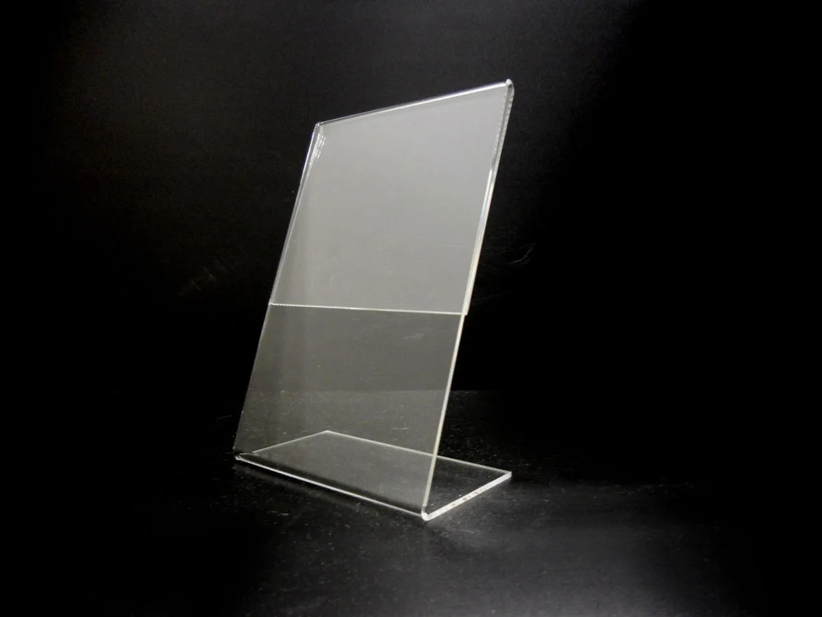 4 × 6 in Slanted Acrylic Sign Holder