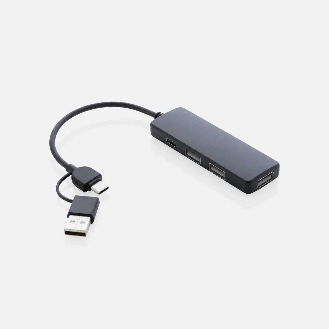Dual-Input Four-Port USB Hub