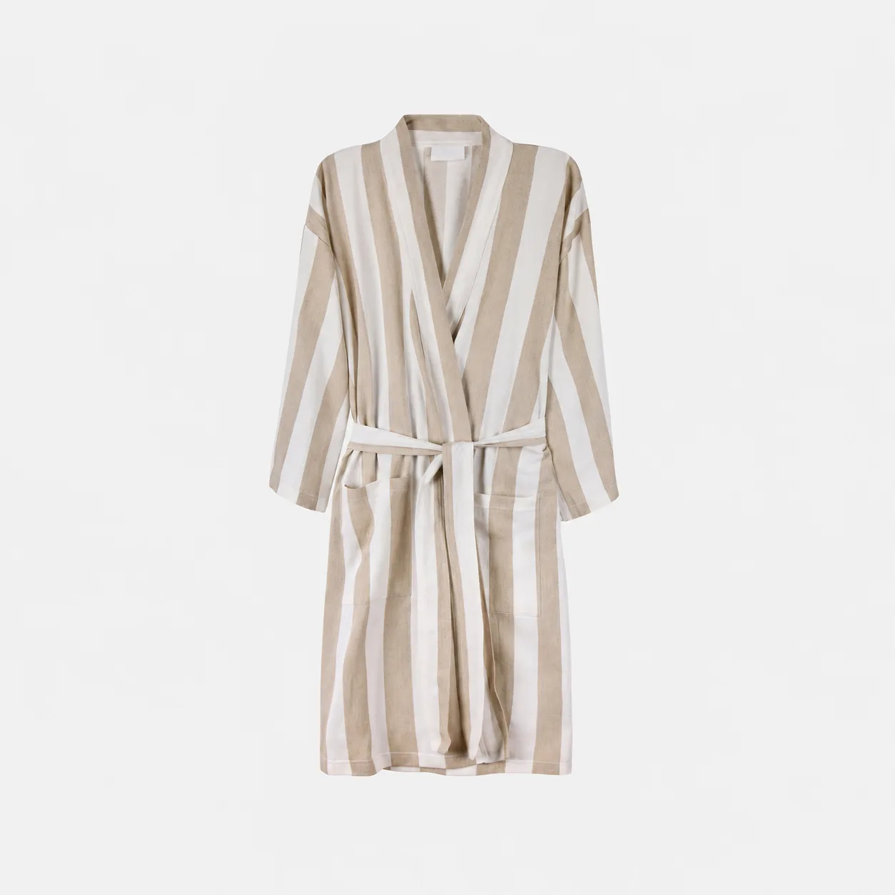 Lightweight Striped Recycled Cotton Robe