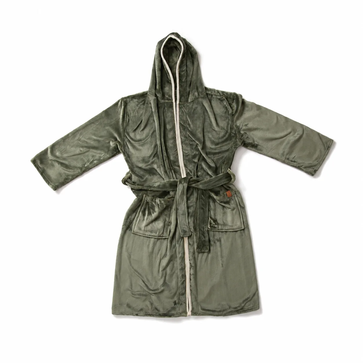 Plush Recycled Polyester Hooded Robe