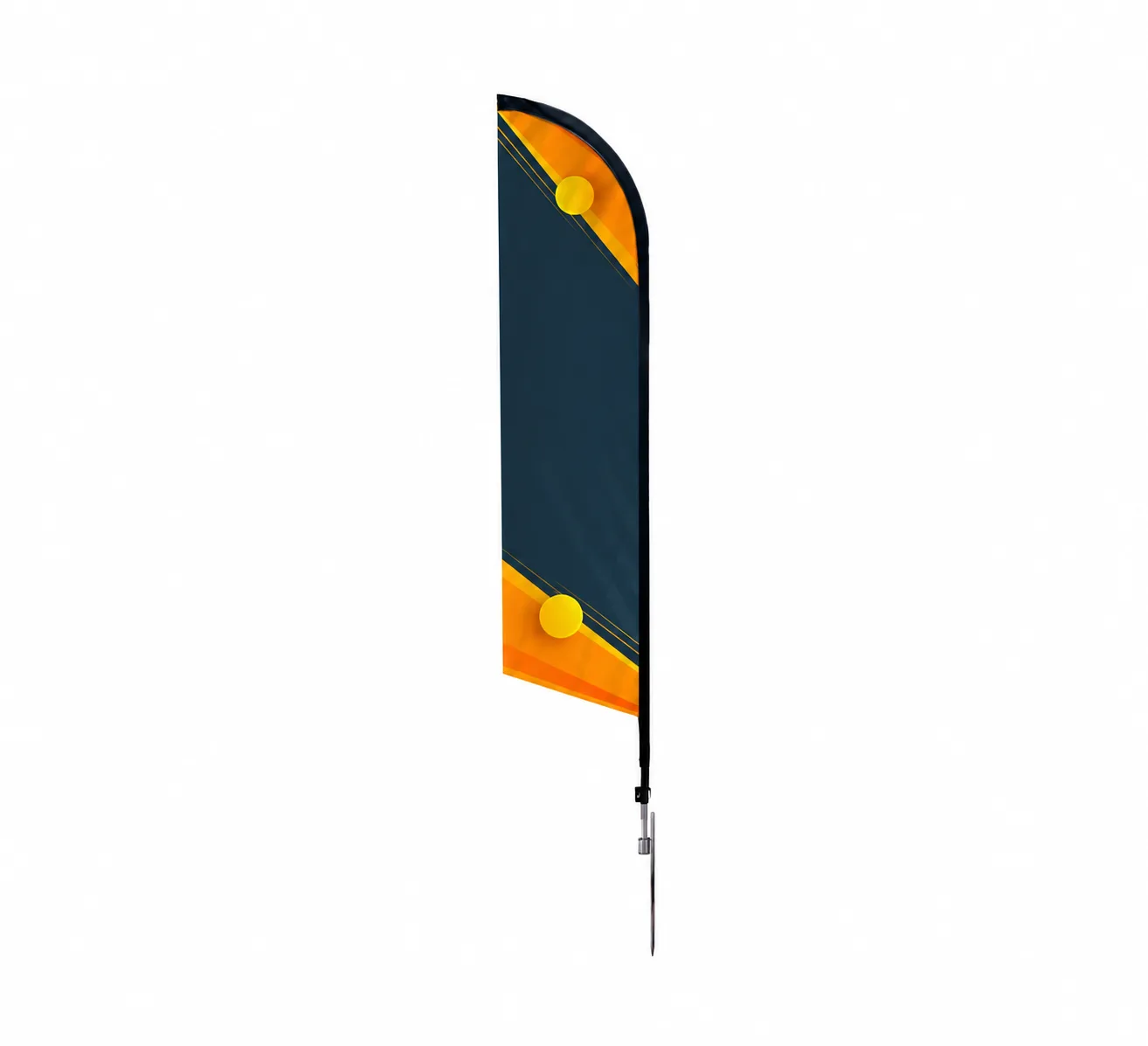 Blade-Shaped Advertising Flags