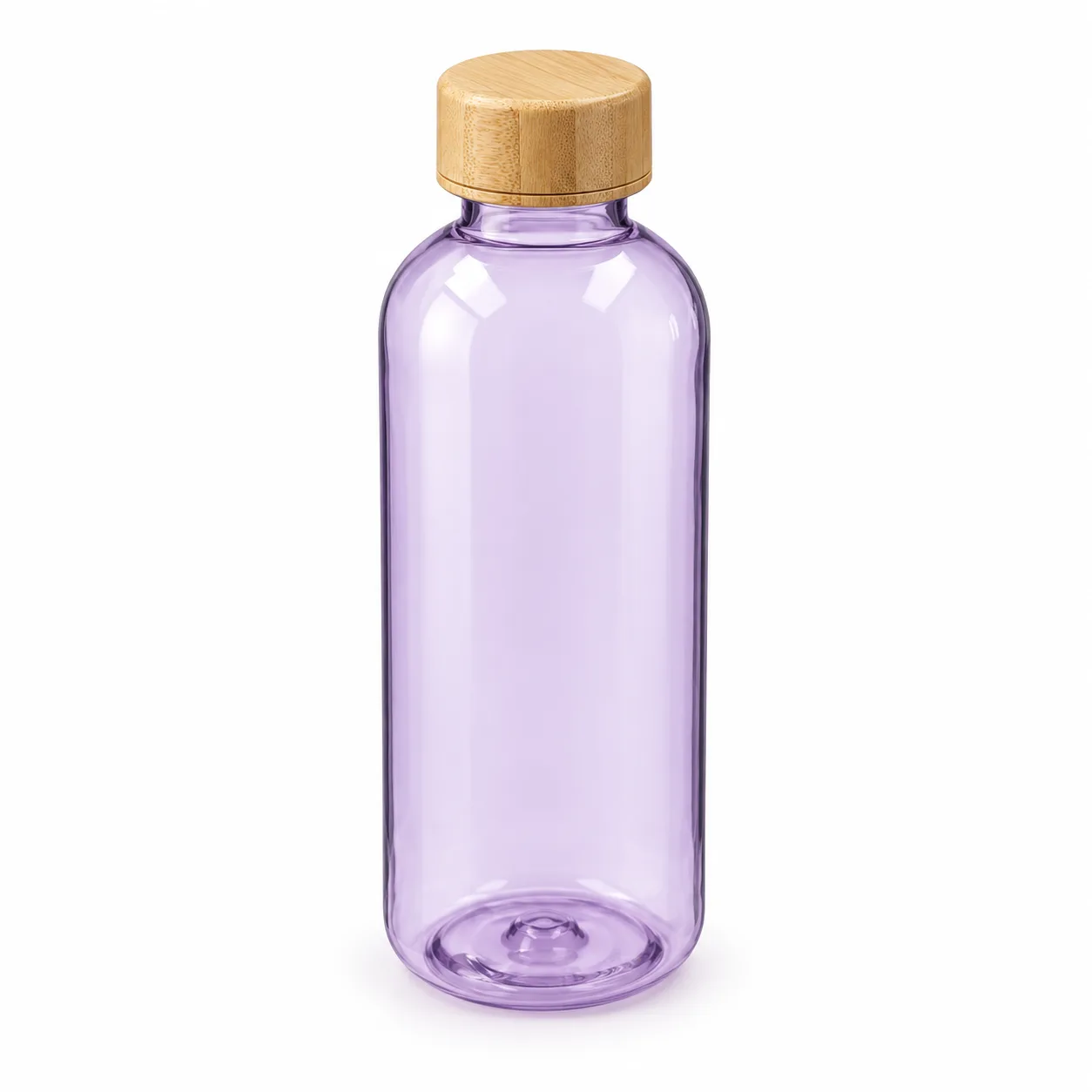 22 oz Recycled Plastic Bottle with Bamboo Lid