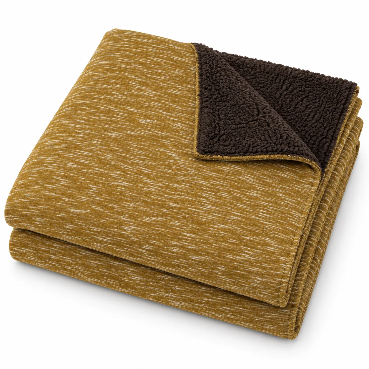 Heathered Sherpa Blanket
