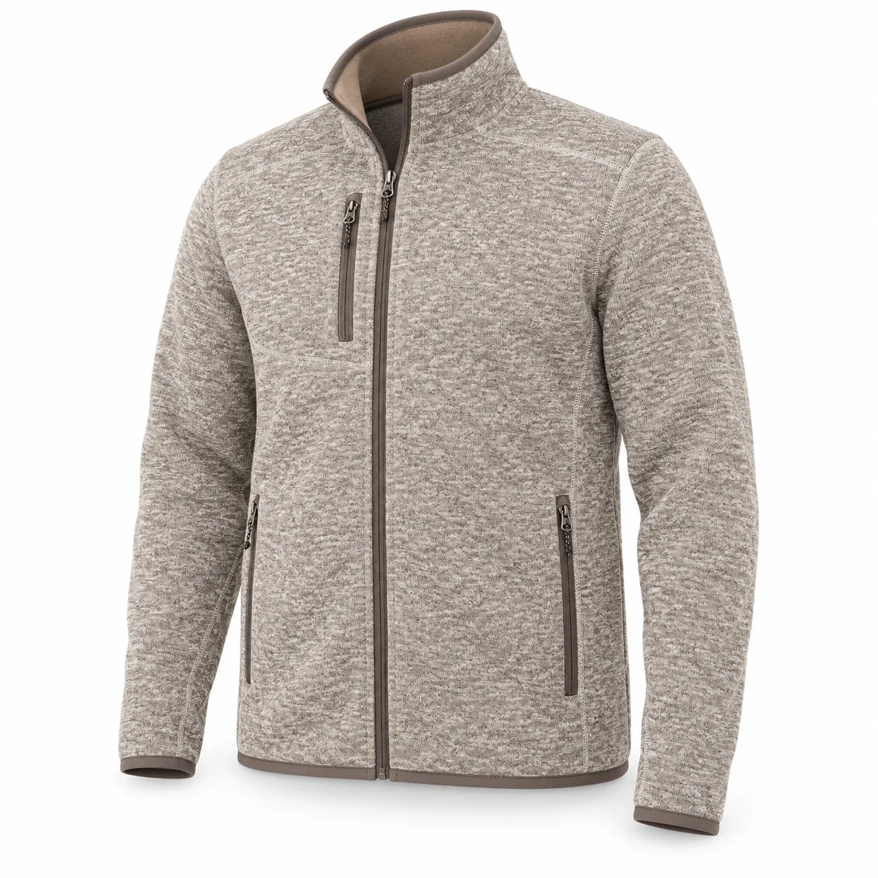 Men's Sweater-Knit Zip Jacket