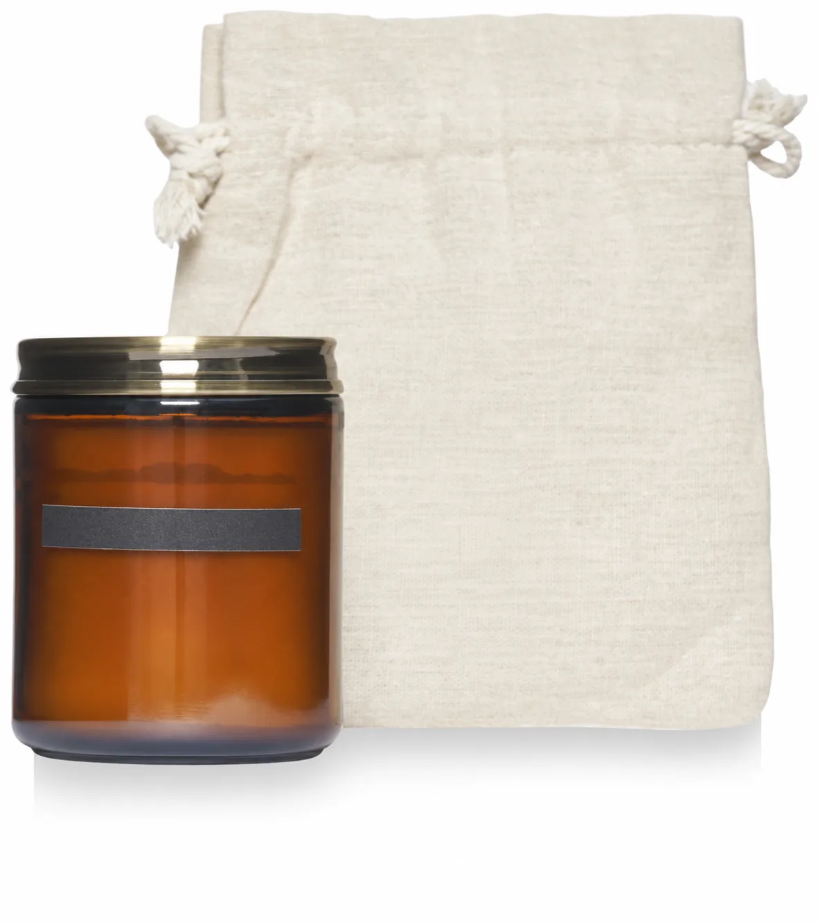 Cedarwood Candle with Cotton Pouch