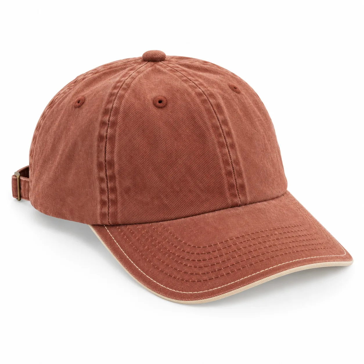 Washed Six-Panel Cotton-Twill Cap