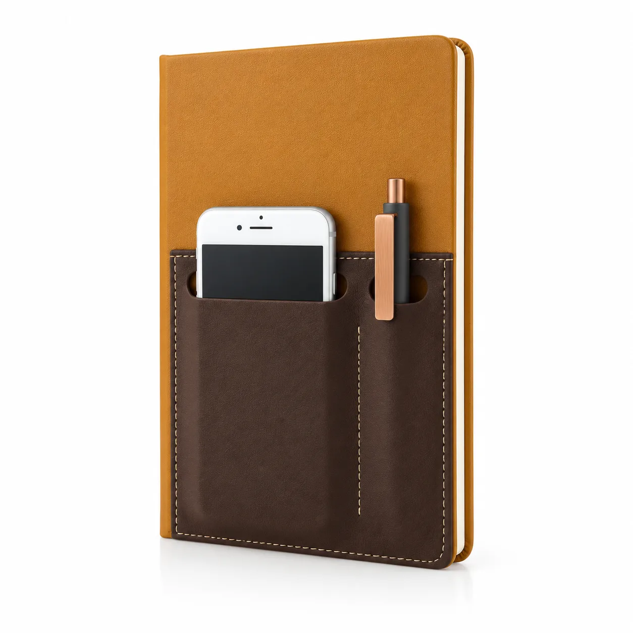 A5 Notebook with Front Pockets